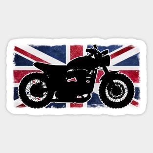 Triumph Custom Scrambler | British Flag Sticker